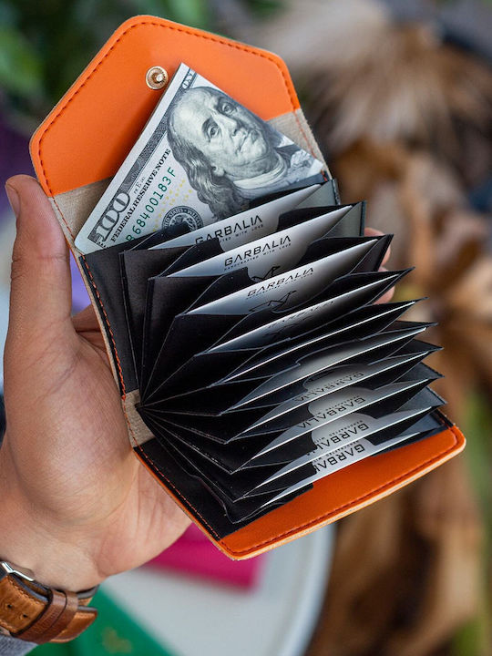 Herrenbrieftasche Orange
