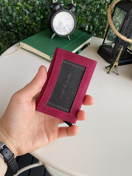 Мъжки Кожен Портфейл за Карти с RFID Черен