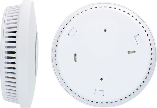 Alecto Smoke Carbon Monoxide Detector 2 In 1 10-year Battery Life White