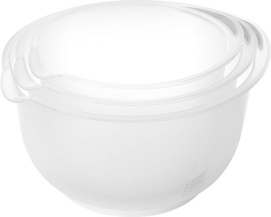 Excellent Houseware Rührschüssel Kunststoff Gewicht 2.5lt 3 Stück