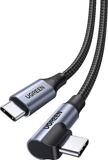 Ugreen L536 Кабел USB-C мъжки - USB-C 240W PD Черен 1m 340705