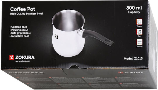 Zokura Cafetieră din oțel inoxidabil 800ml