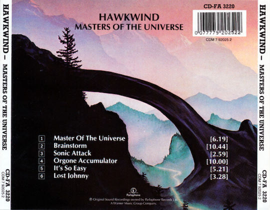 Hawkwind Masters Universe Cd