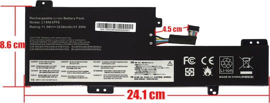 Съвместима Батерия за Lenovo IdeaPad / Flex Lenovo Ideapad Flex 3-11igl05 82b2 82b20047ge 3-11ada05 82g4 82g4000wge L19m3pf8 5b10x02604 с 3238mAh