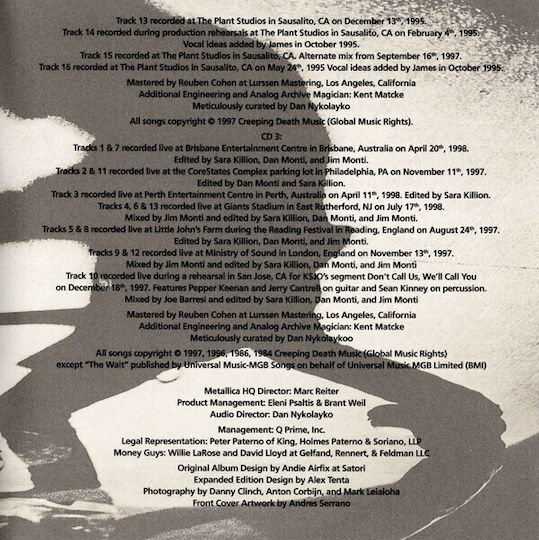 Metallica Reload Cd Cd Cd