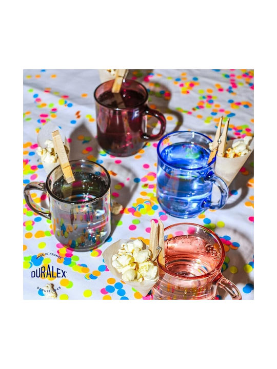 Duralex Versailles Κούπα Γυάλινη Γκρι 260ml 6τμχ