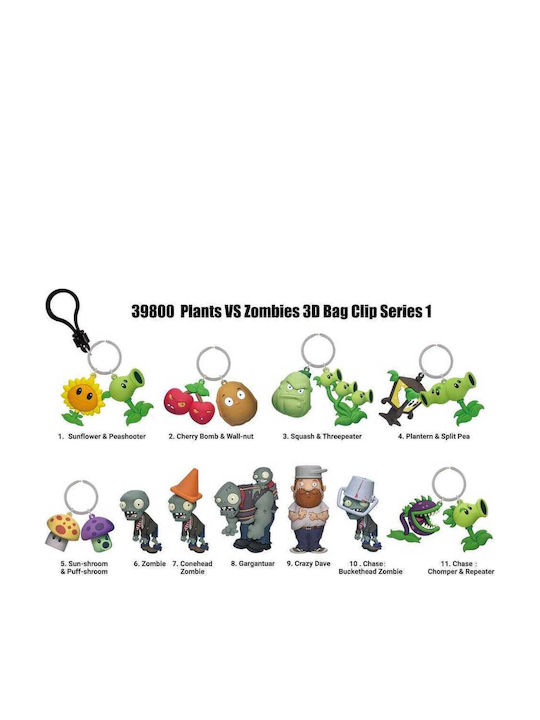 Plants Vs Zombies Cleme de Spumă 3D Set 1 Display 24 Plants Vs Zombies Cleme de Spumă 3D Set 1 Display 24