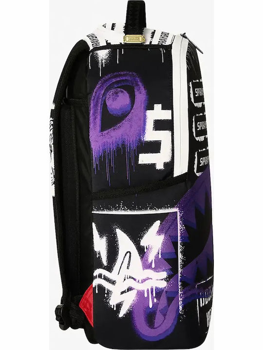 Sprayground Stencil Shark Attack Multicolour Backpack Sprayground Stencil Shark Attack Multicolour Backpack