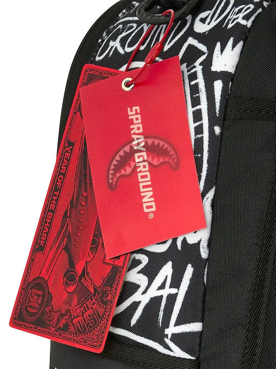 Sprayground Crazy Thoughts School Backpack Junior High-High School Black 29 x 15 x 46cm