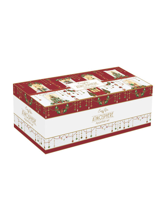 Easylife Festive Avenue Ορντεβιέρες με Δεντράκια 4τμχ
