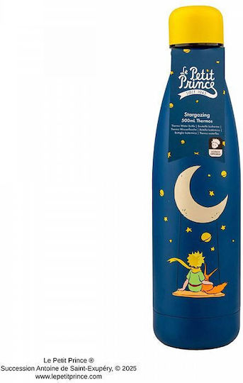 Cinereplicas The Little Prince Kids Water Bottle Stainless Steel Light Blue 500ml