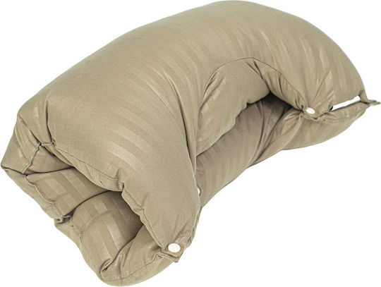 Melinen Medizinisches Nackenkissen 50x70x1cm Braun