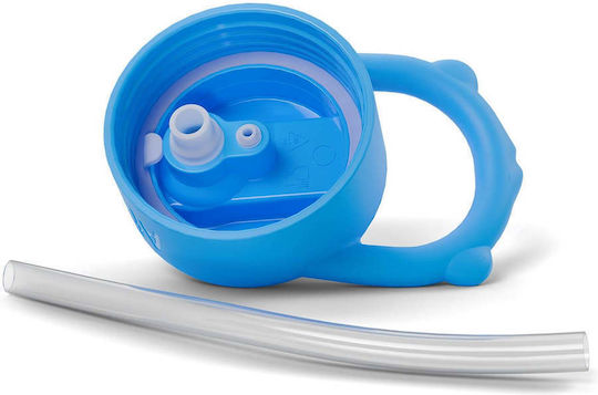 Affenzahn Tritan Kids Water Bottle Plastic with Straw Non Spill Unbelievable Underwater World 430ml