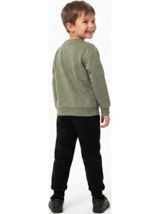 Kids Tracksuit Set With Top Khaki 2 Pieces