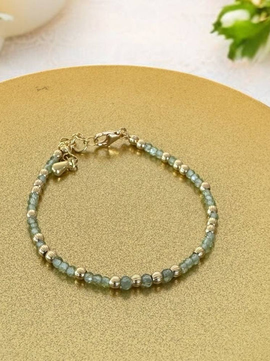 Elegant Women's Bracelet Selina Made Peridot 925 Gold-plated Silver Elegant Women's Bracelet Selina Made Peridot 925 Gold-plated Silver