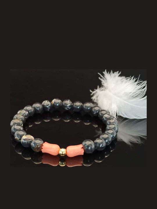 Women's Bracelet Coral Shell Turquoise Crystals Anisa 6mm Beads