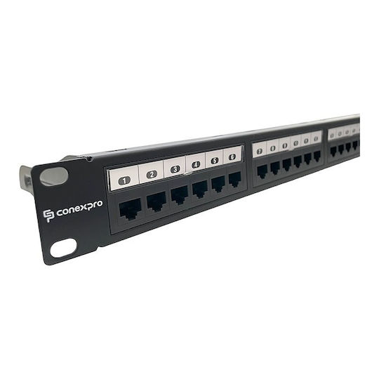 Conexpro Pp24-6a-utp 19" Пач Панел Utp Cat6a 24 Порта 1u