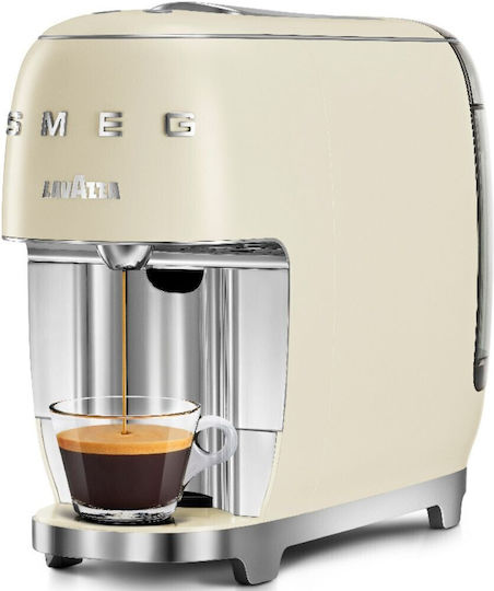 Smeg Kaffeekapselmaschine für A Modo Mio Druck 10bar Creme