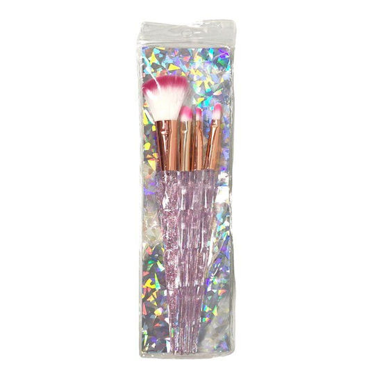 Professional Set with Make Up Brushes from Synthetic Bristle Make-up 4 Pieces