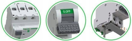 Schneider Electric Τριπολικός Διακόπτης Ράγας 32A
