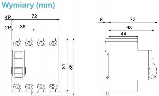 Schneider Electric Schneider Electric Bipolar Switch Rail 63A