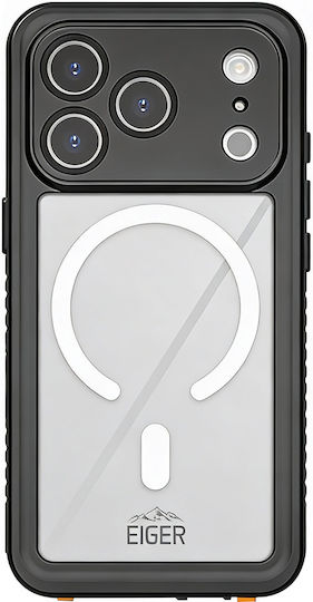 Eiger Magsafe 360 Full Body Case Iphone 17 Pro Max Waterproof Ip68 Drop-test 2m Black Transparent