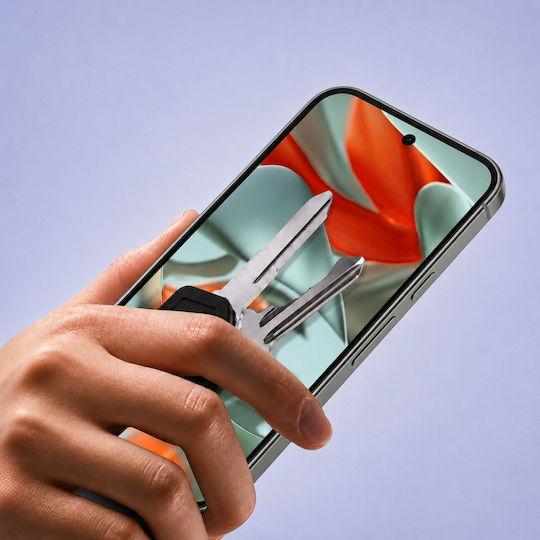 3mk 2er Pack Gehärtetes Glas Google Pixel 9 Pro XL Anwendungsrahmen Schwarz Transparent