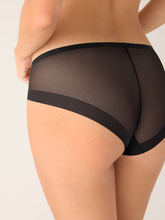 Women's Seamless Black Slip