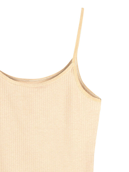 Women's Cotton Sleeveless Blouse Natural