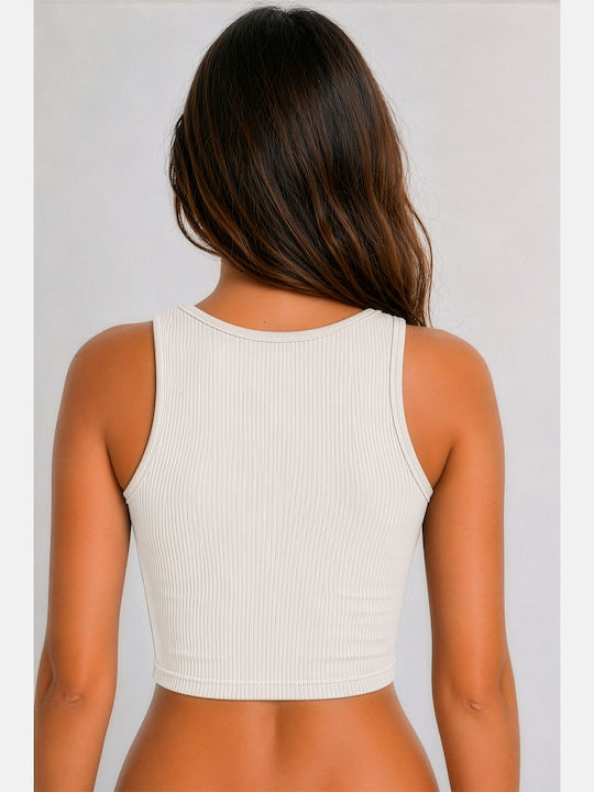 Women's Cotton Crop Top with Spaghetti Straps Cotton
