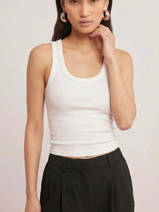 Women's Cotton Sleeveless Striped Cotton Blouse