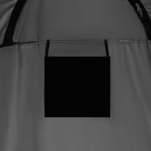Sommer Campingzelt Pop Up Toilette Schwarz