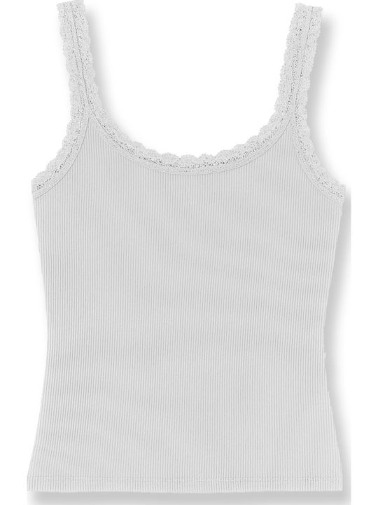 Women's Cotton Blouse with Lace
