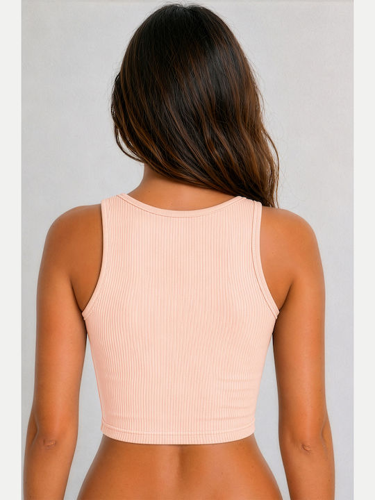 Women's Cotton Crop Top with Spaghetti Straps Cotton