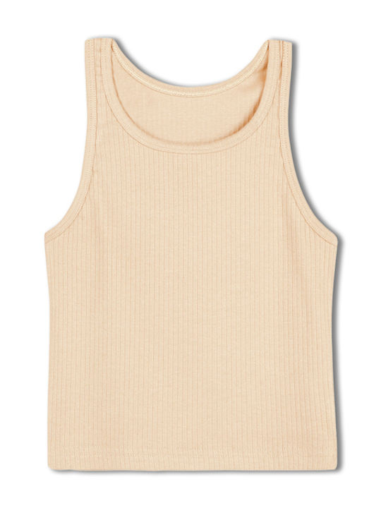 Women's Cotton Crop Top with Thick Spaghetti Straps