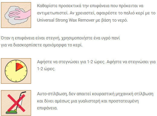 Borma Wachs Κερί Νερού Άχρωμο 1lt