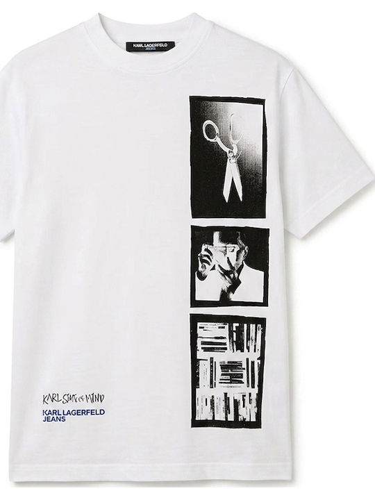 T-shirt White- Black