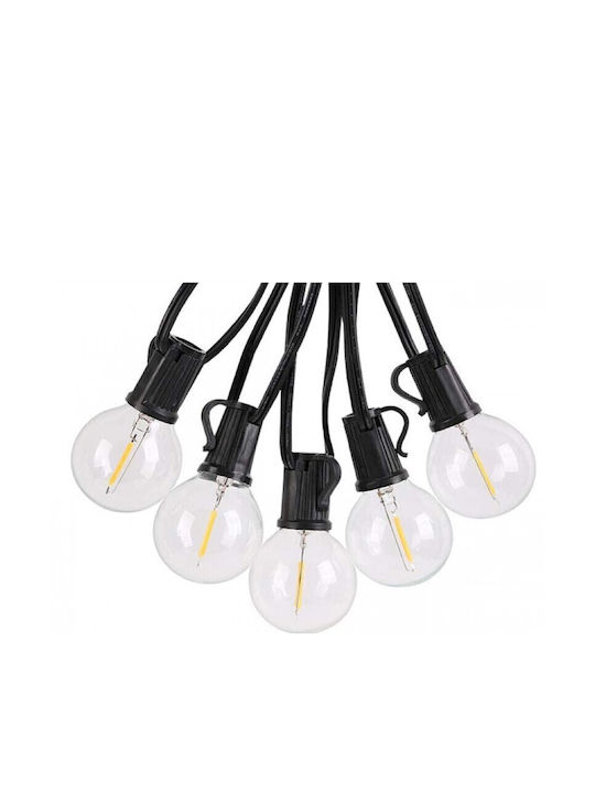 Водоустойчива Гирлянда За Осветление LED 5м с 10 Крушки