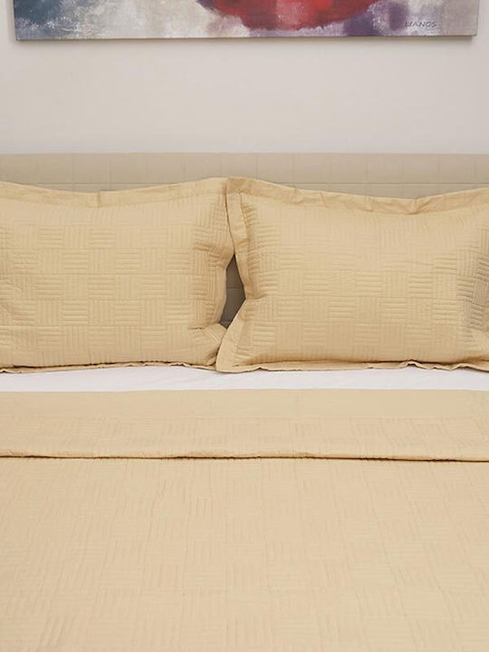 Sunshine Sunshine Coverlets Set Double from Percale Cream 220x240cm