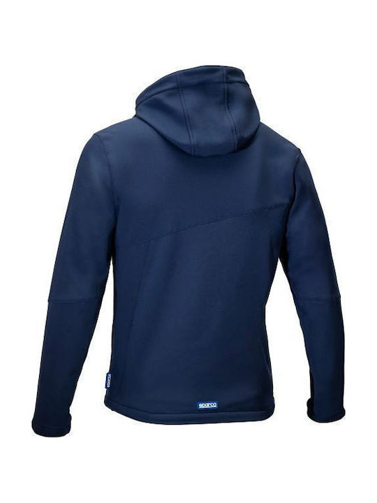 Sparco Elias Work Jacket Softshell Hood Dark Grey Btj0004b0e01