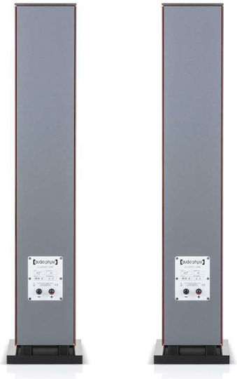 Audio Physic Classic 15 Paar Passive Hi-Fi-Lautsprecher Boden 120W 2.5 Wege P17xB24xH100.5cm Walnut