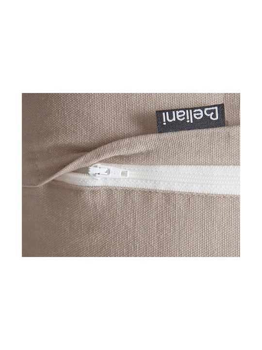 Beliani Μαξιλάρι Καναπέ Ferna από 100% Βαμβάκι White/beige 45x45εκ.