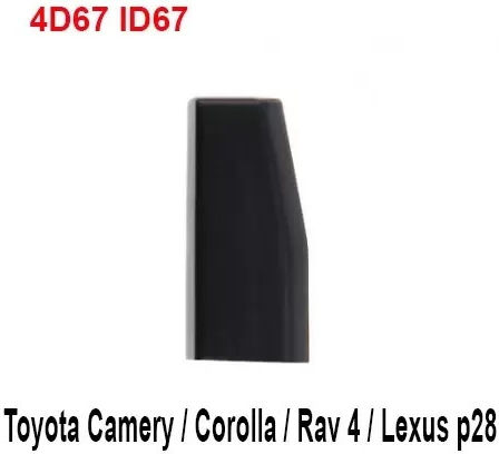 Chip Transponder Auto Aftermarket Blank Id67 4d67 80bit Tip Carbon Compatibil Toyota Land Cruiser Hilux Rav4 Corolla Avensis Lexus Lx Gx Rx