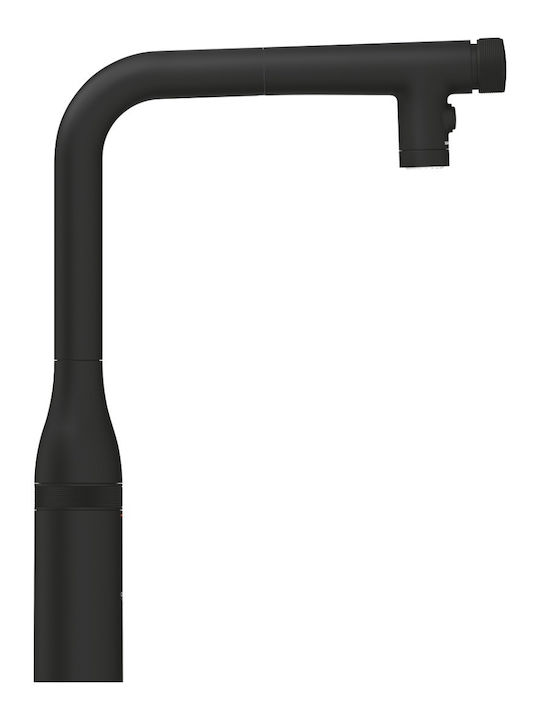 Grohe Essence Kitchen Faucet Counter Black