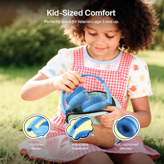 Soundform Mini 2 Kabellose / Verkabelte Kinder Am Ohr Kopfhörer Blau