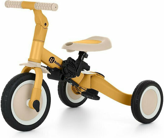 Petite & Mars Turbo Tricicletă Convertibilă cu Mâner pentru Părinți 5 în 1 pentru 12 Luni Galben 613814+SCF798/01