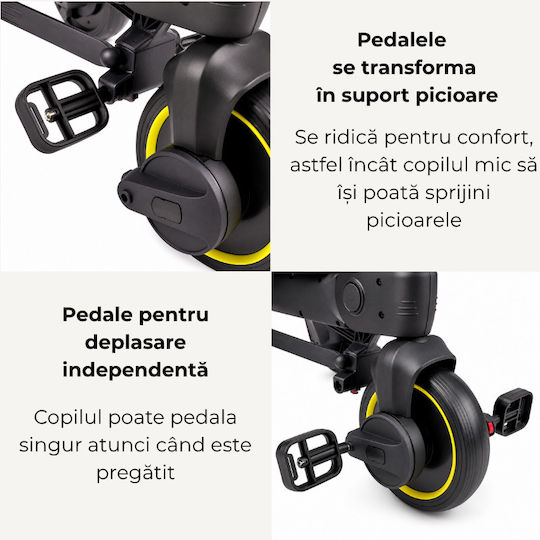 Kidizi Tricicletă Pliabilă și Convertibilă pentru Copii de 1.5+ Ani Verde