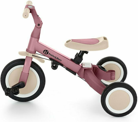 Petite & Mars Turbo Tricicletă Convertibilă cu Mâner pentru Părinți 5 în 1 pentru 12 Luni Roz 613821+SCF798/01
