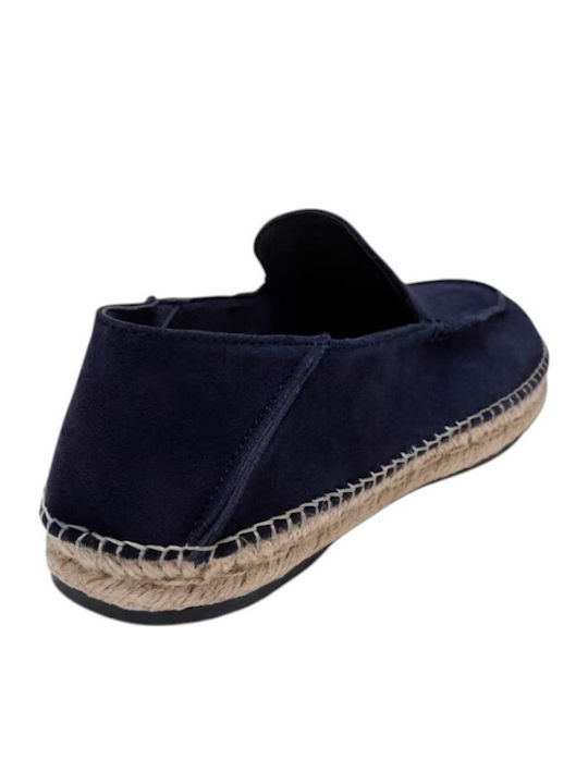 Suede Herren Mokassins in Blau Farbe