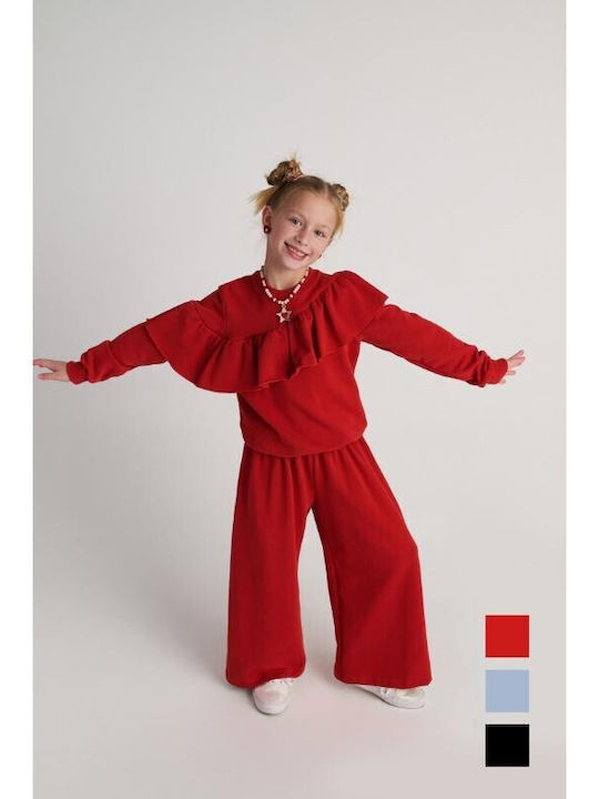 Kids Set with Pants Summer 2 Pieces Red
